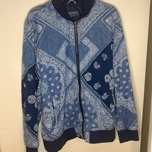 Blue bandana style American rag jacket